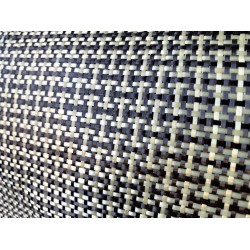 Hibrīdaudums oglekļa kevlāra twill 165g/m2 Hibrīdaudums oglekļa kevlāra twill 165g/m2